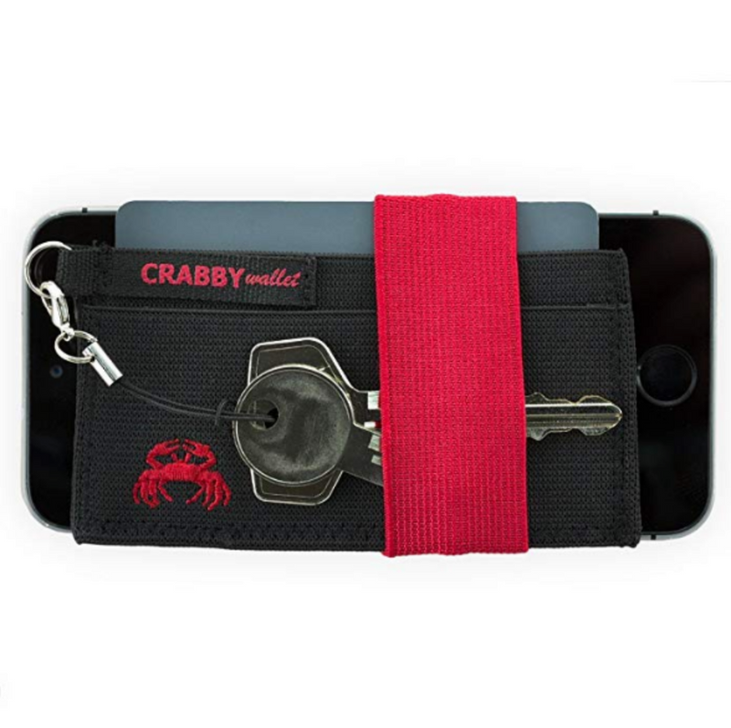 Elastic Crabby Wallet - Red