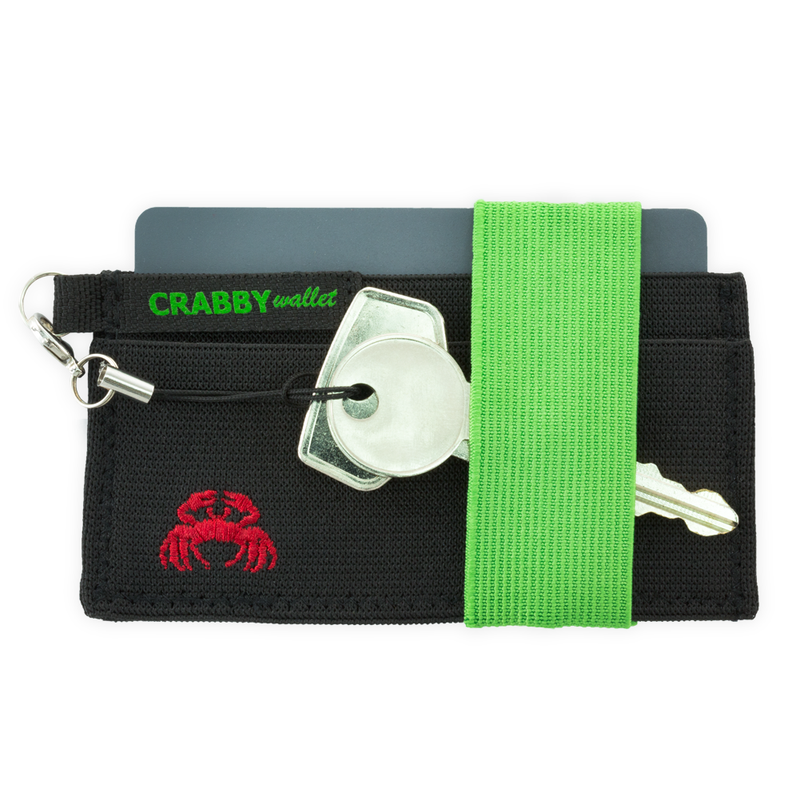 Elastic Crabby Wallet - Green